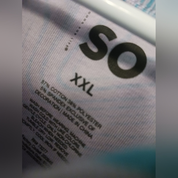 SO NEW WITH TAGS WOMEN'S XXXL PINK AND BLUE SHORT SLEEVE SUMMER TEE SHIRT🩷🩵 - Picture 2 of 4